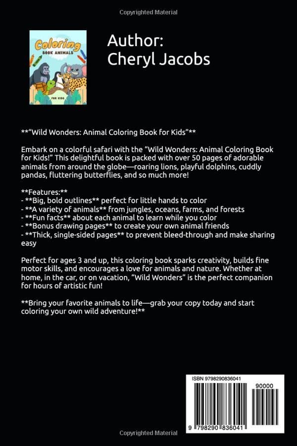 Coloring Book Animals for Kids